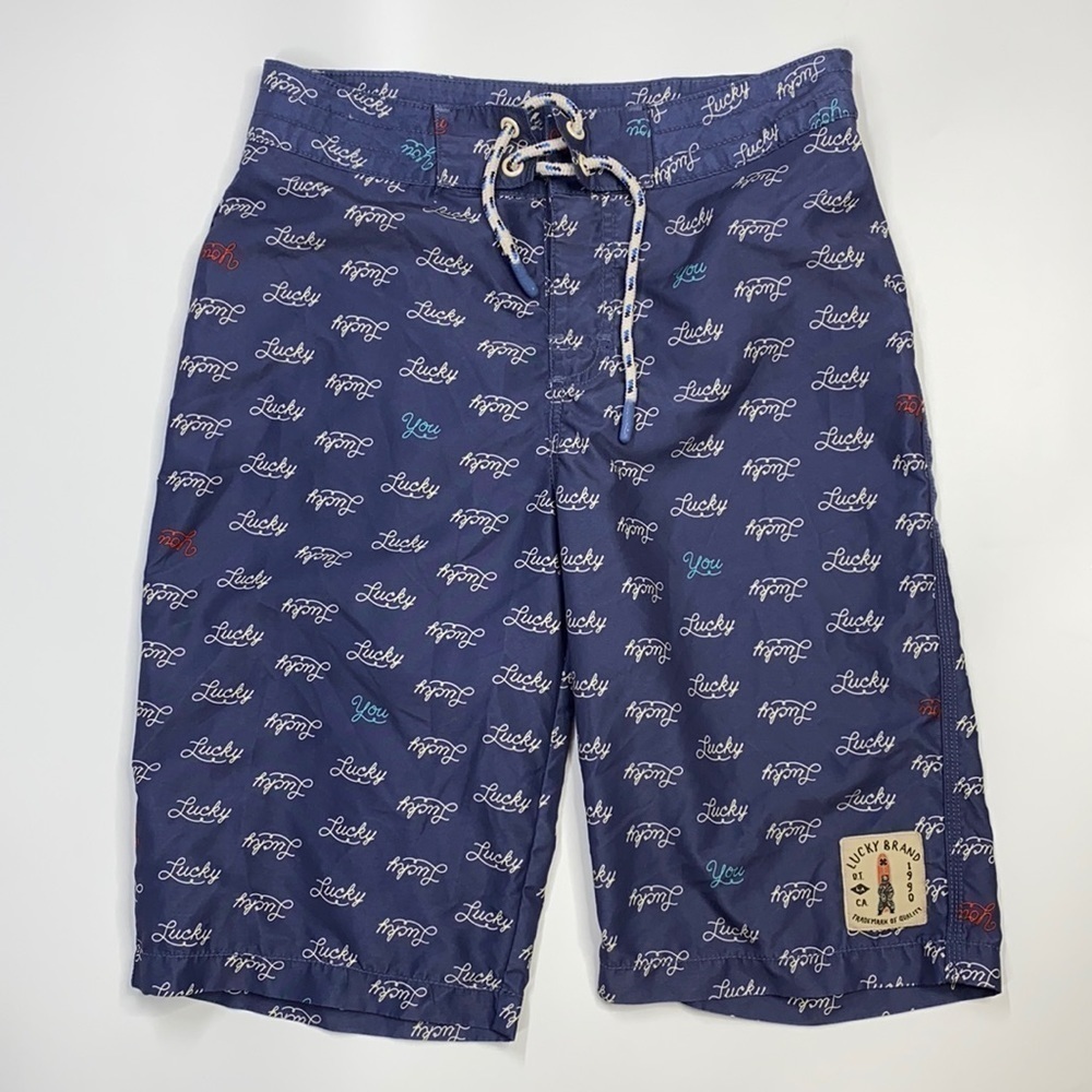 Lucky Brand Blue Swim Trunks Size 20